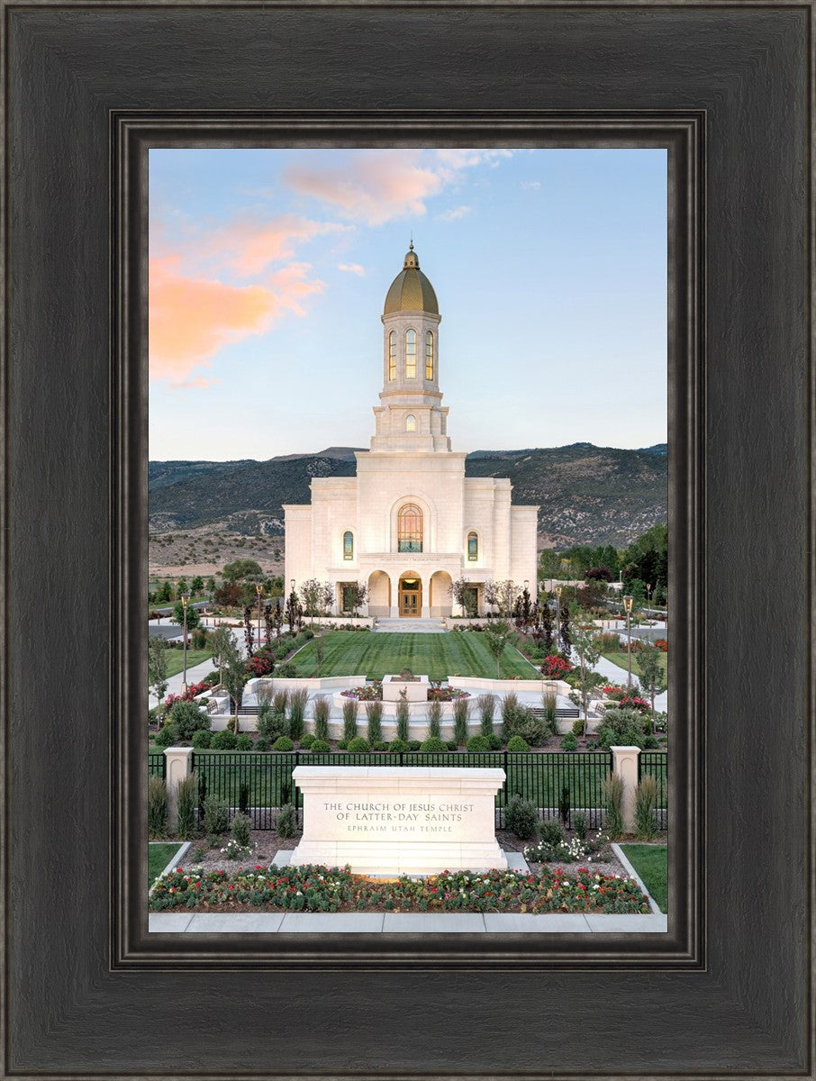 Ephraim Utah at Sunset
