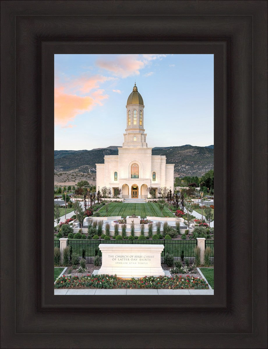Ephraim Utah at Sunset