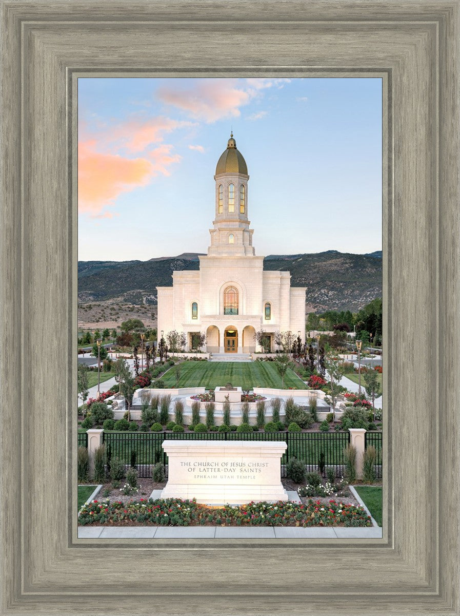 Ephraim Utah at Sunset