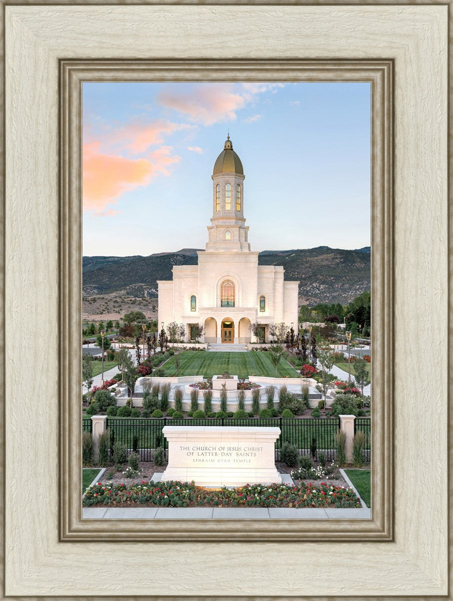 Ephraim Utah at Sunset