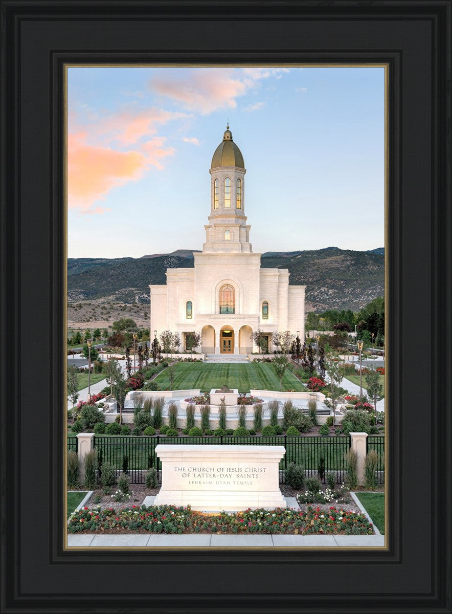 Ephraim Utah at Sunset