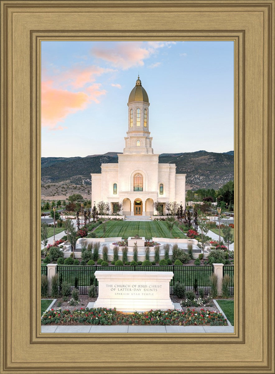 Ephraim Utah at Sunset