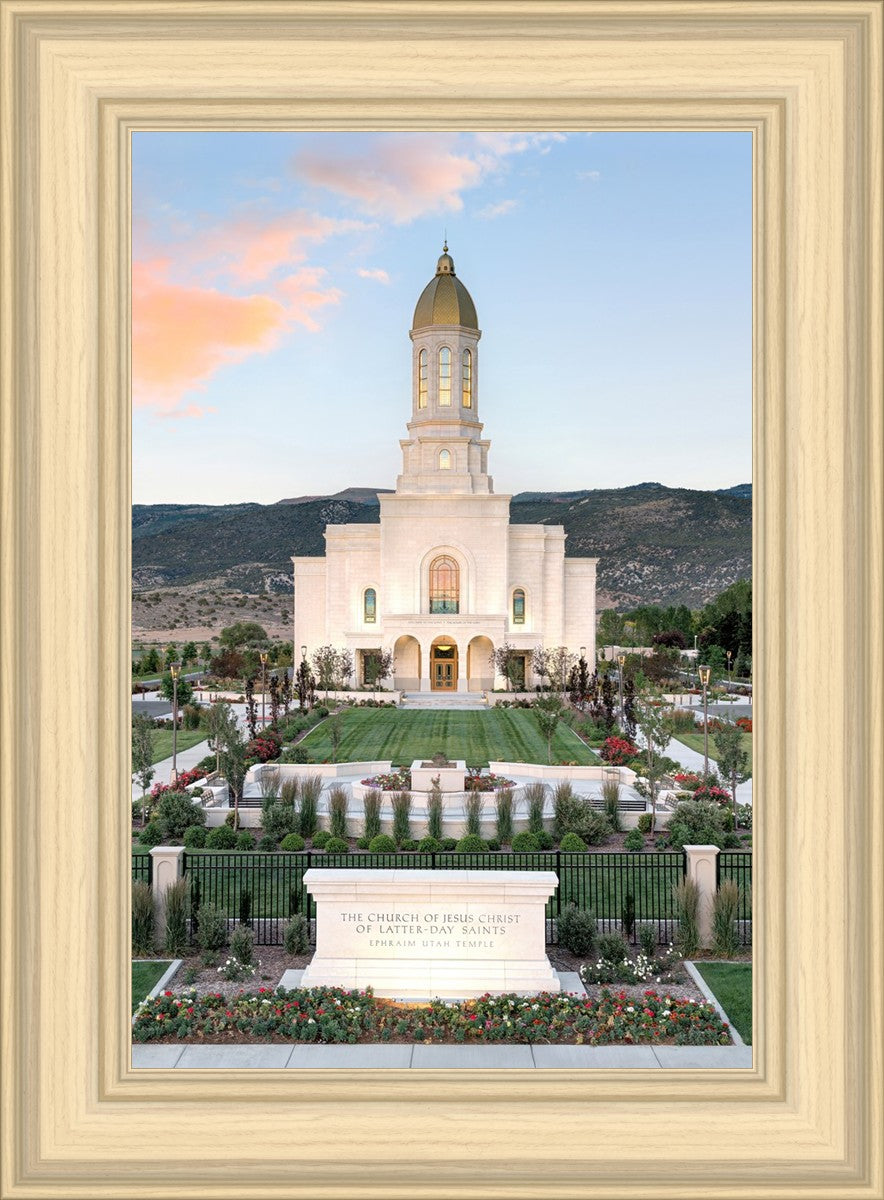 Ephraim Utah at Sunset