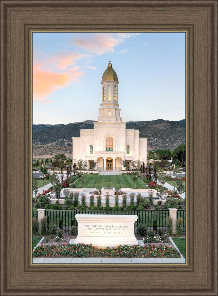 Ephraim Utah at Sunset