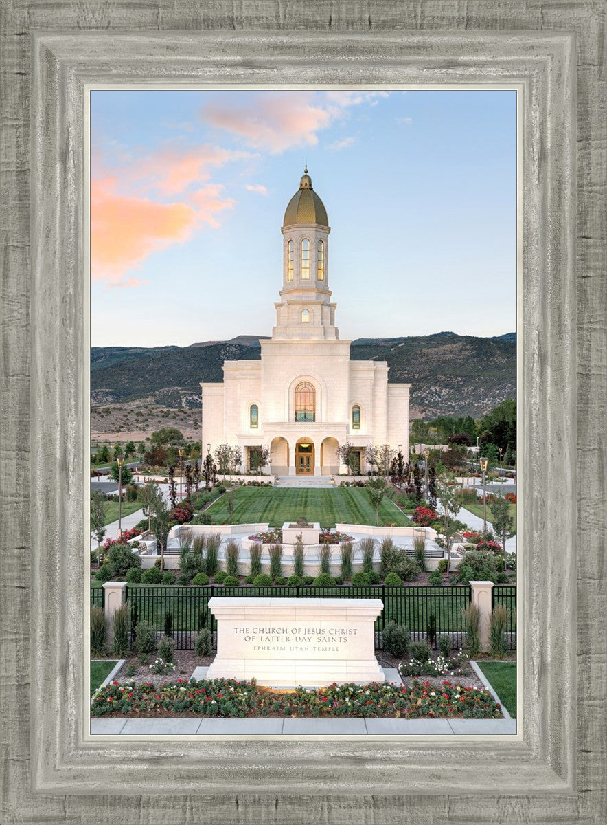 Ephraim Utah at Sunset