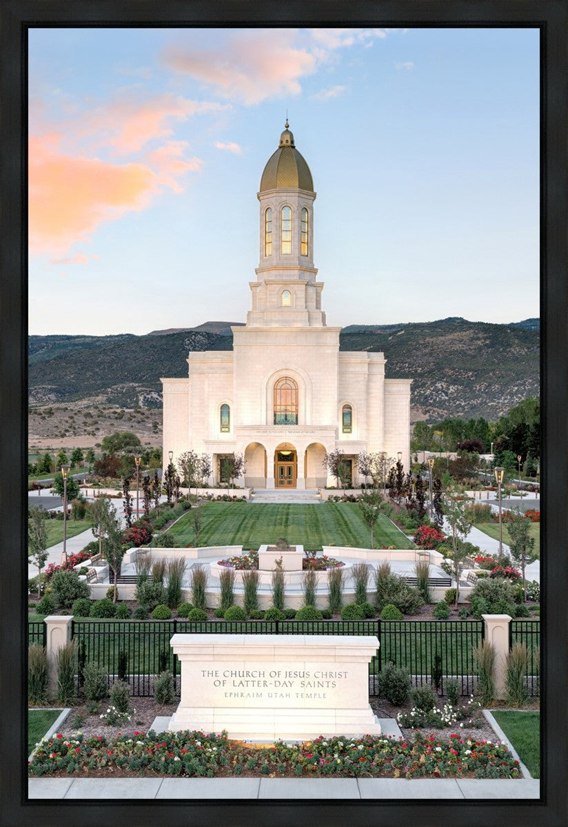 Ephraim Utah at Sunset