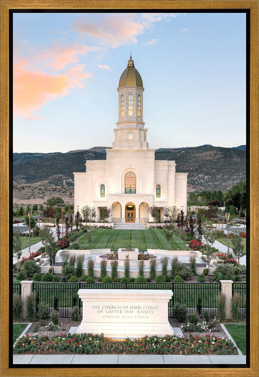 Ephraim Utah at Sunset