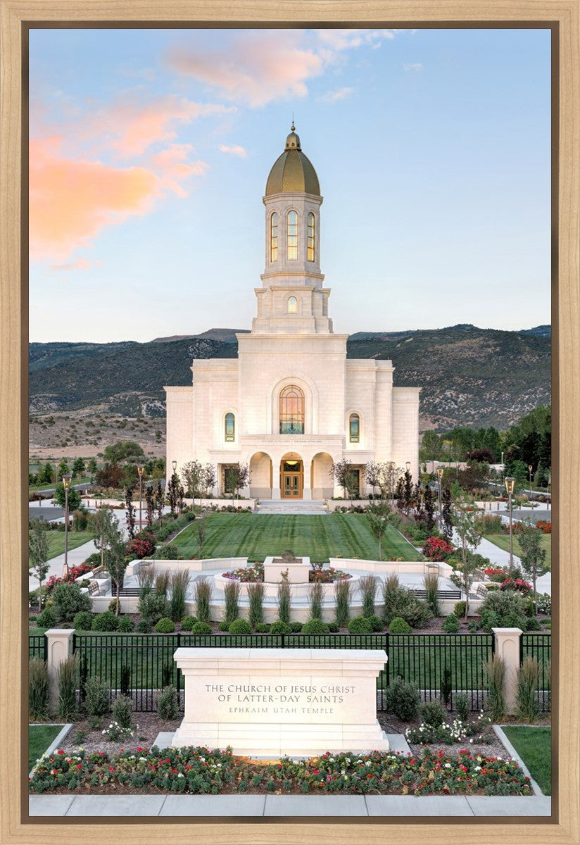 Ephraim Utah at Sunset