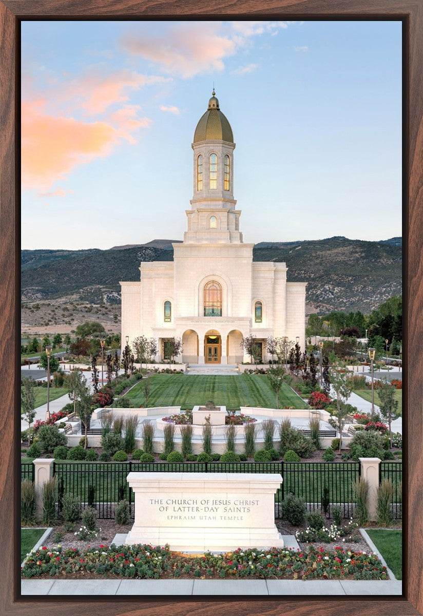 Ephraim Utah at Sunset