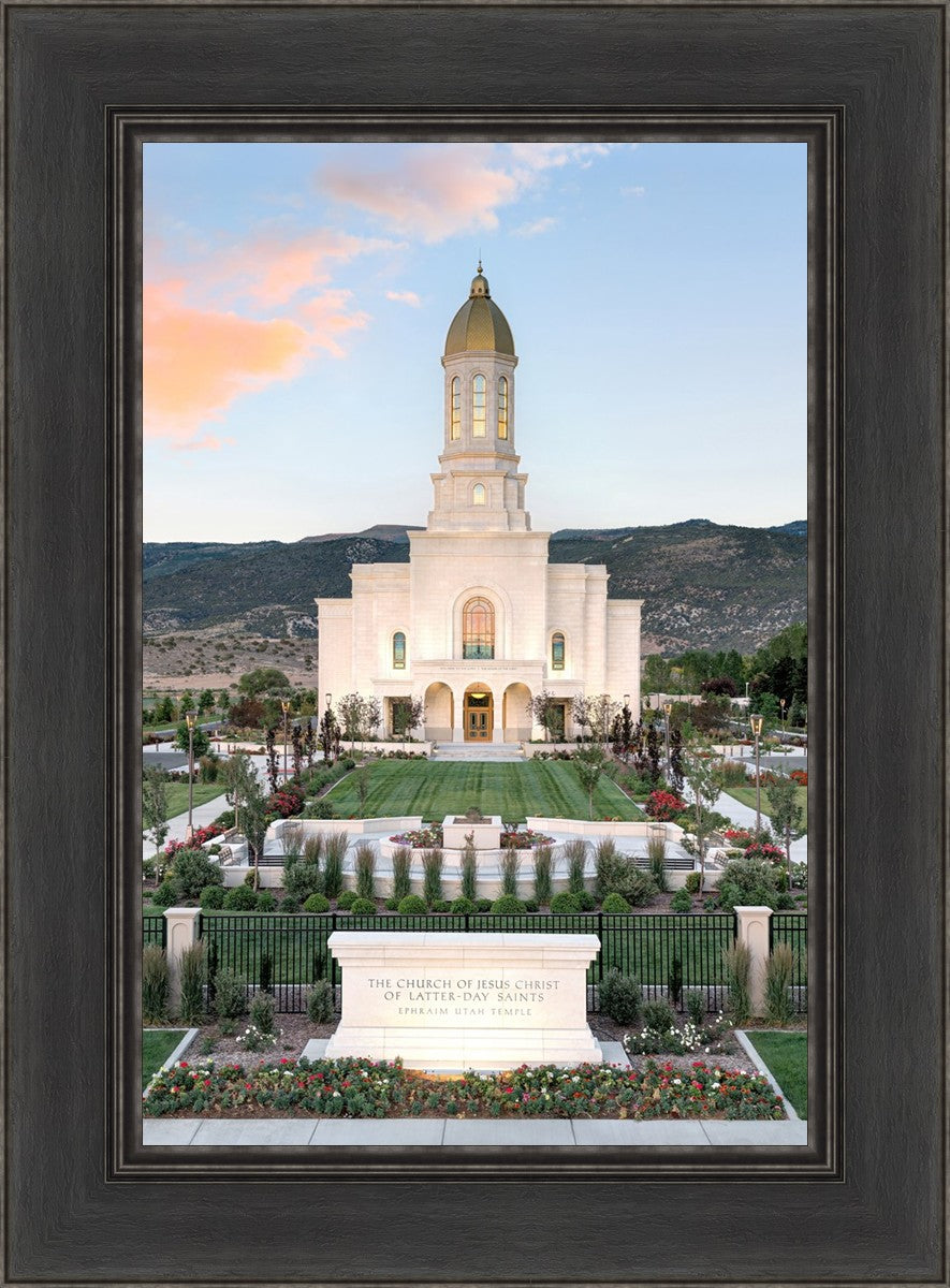 Ephraim Utah at Sunset