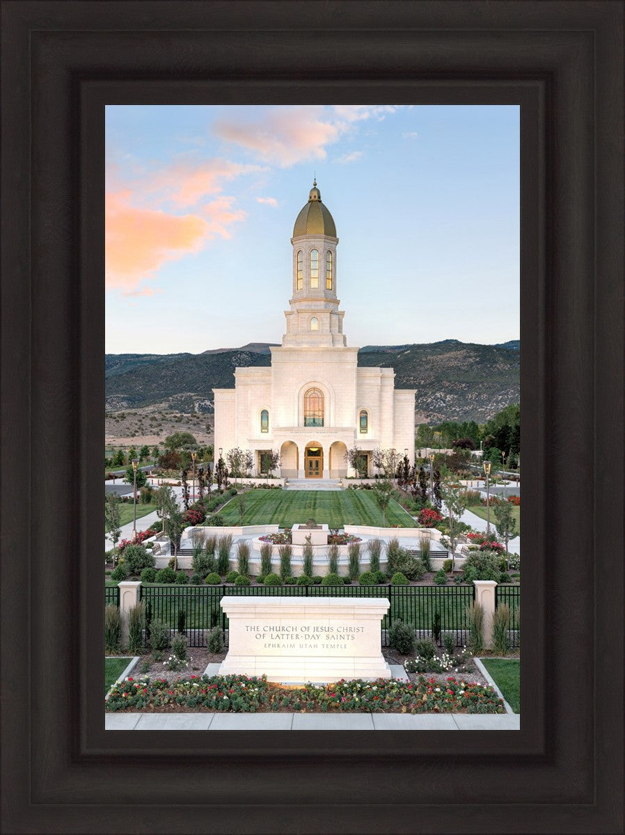 Ephraim Utah at Sunset