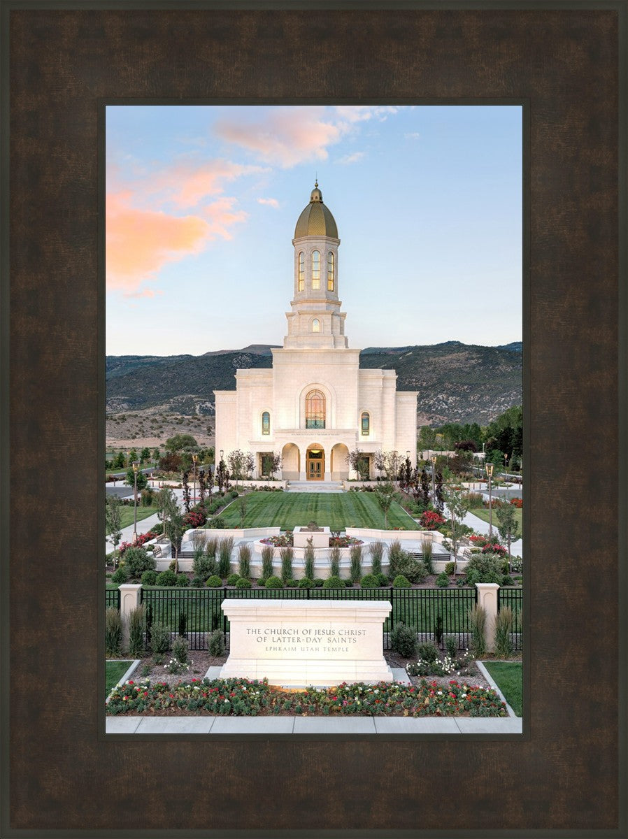 Ephraim Utah at Sunset