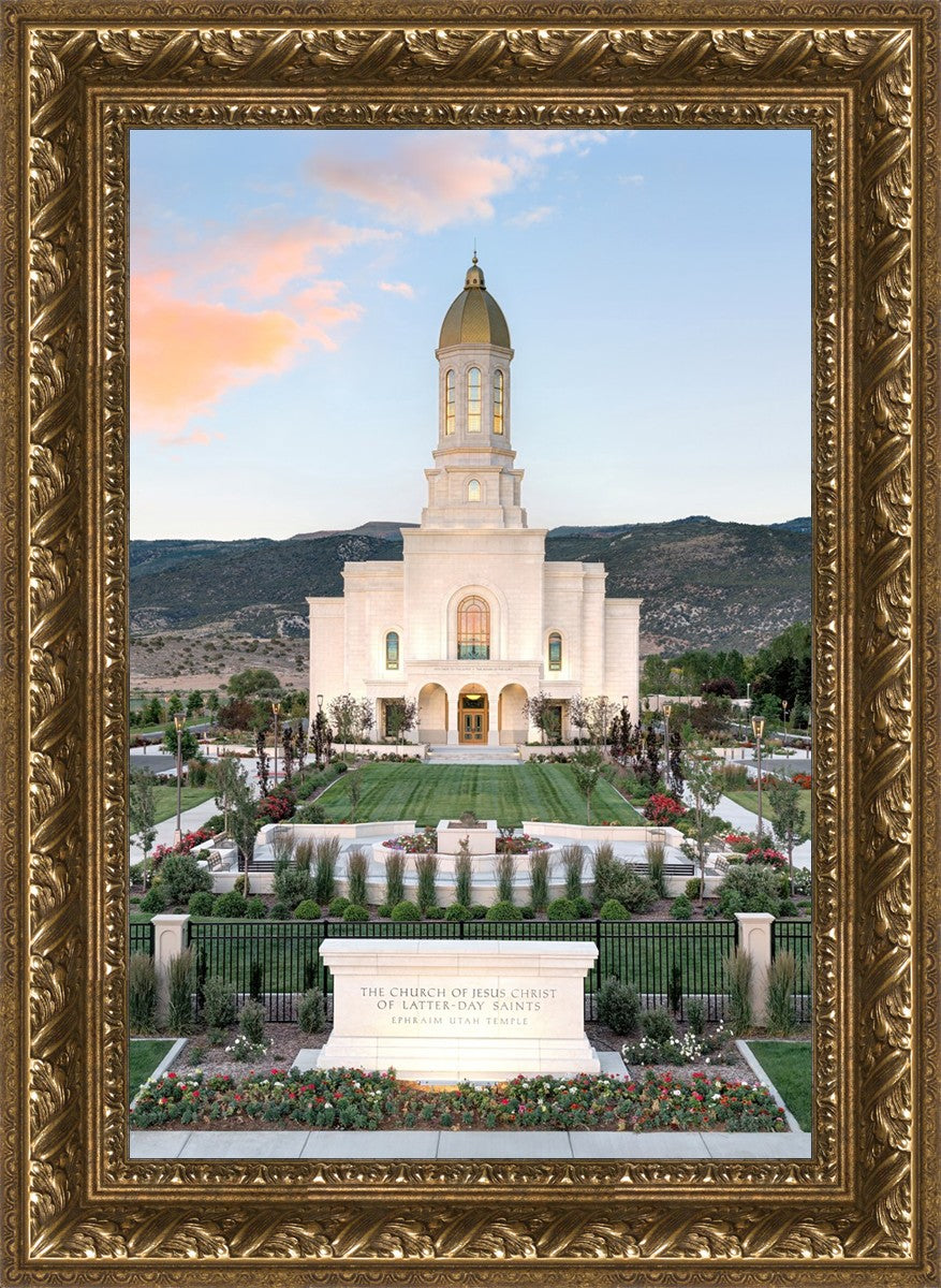 Ephraim Utah at Sunset