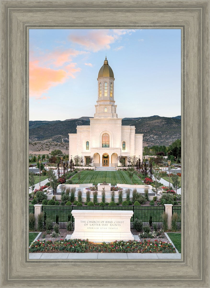 Ephraim Utah at Sunset
