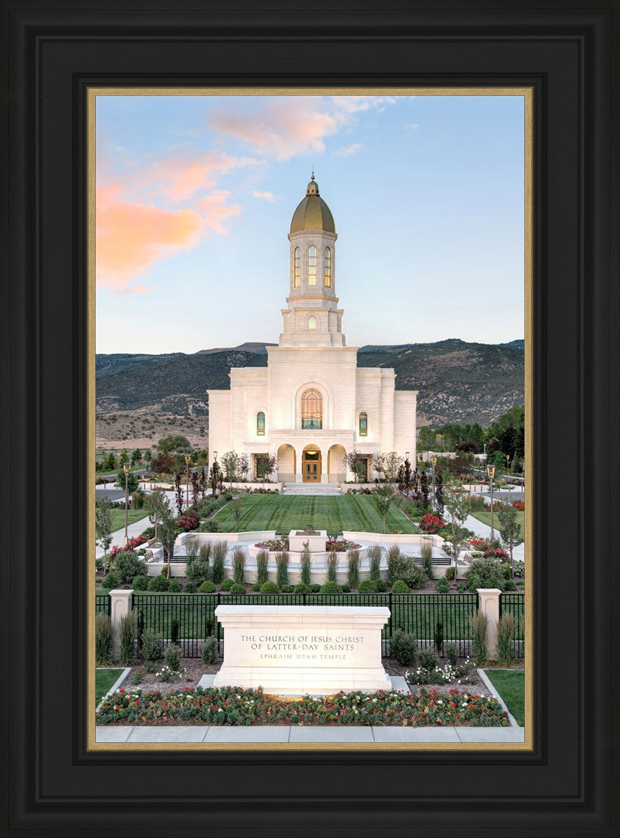 Ephraim Utah at Sunset