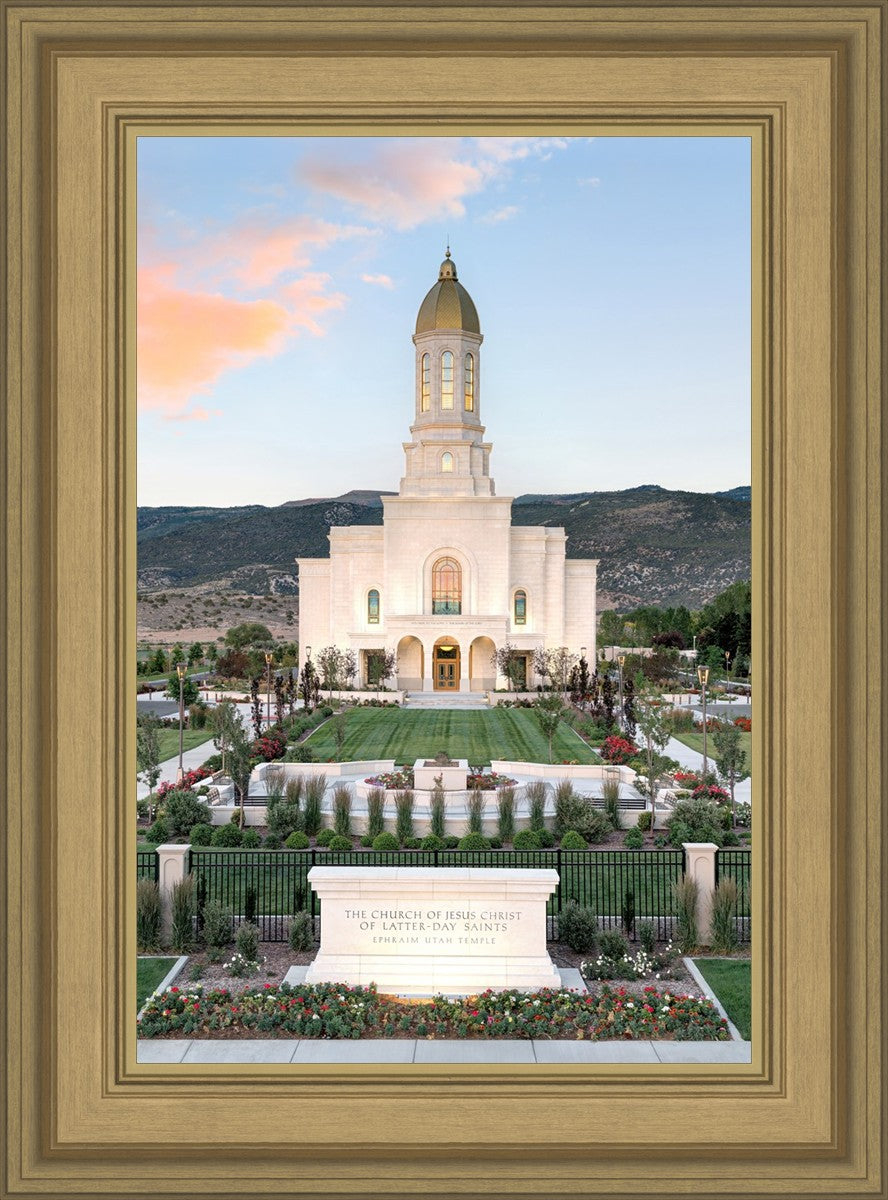 Ephraim Utah at Sunset