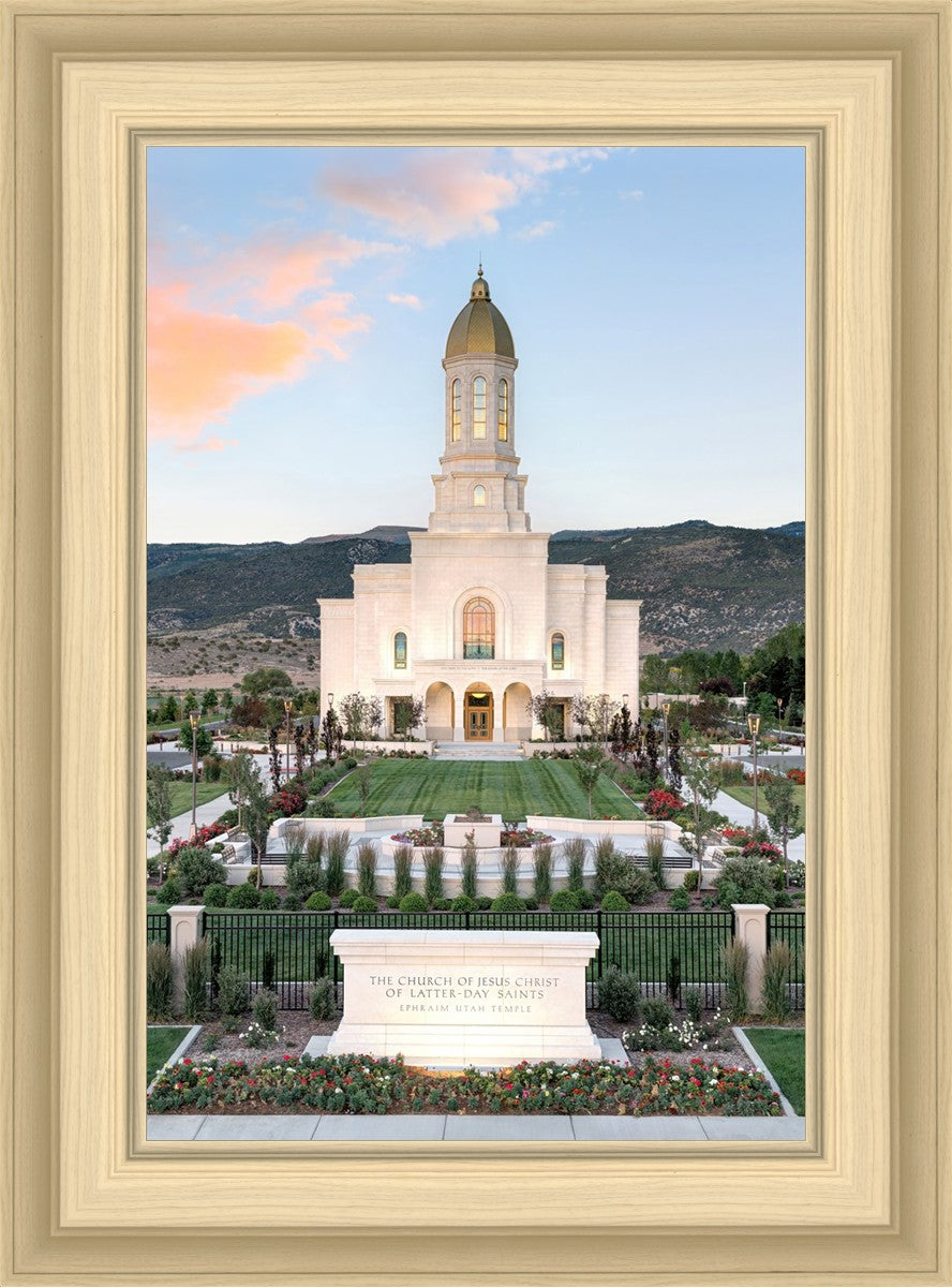 Ephraim Utah at Sunset