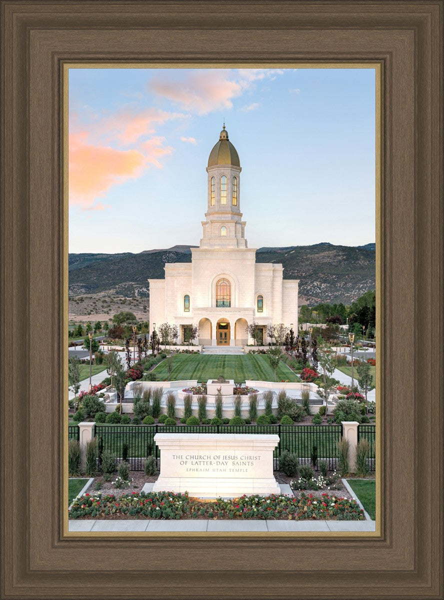Ephraim Utah at Sunset