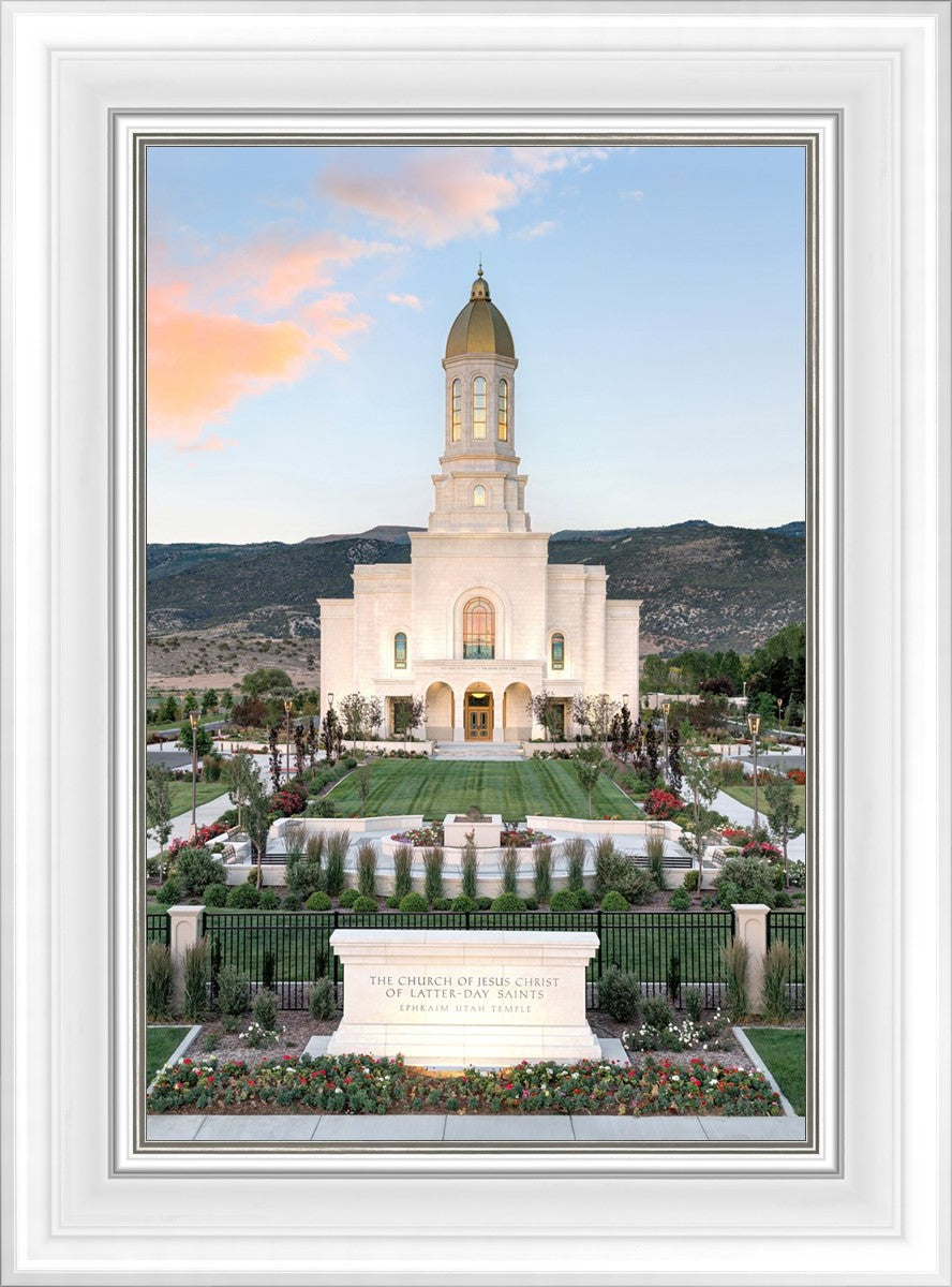 Ephraim Utah at Sunset
