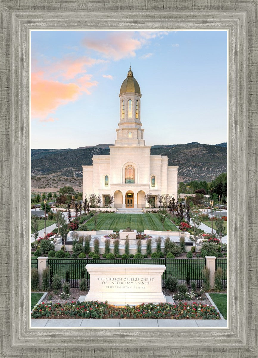 Ephraim Utah at Sunset
