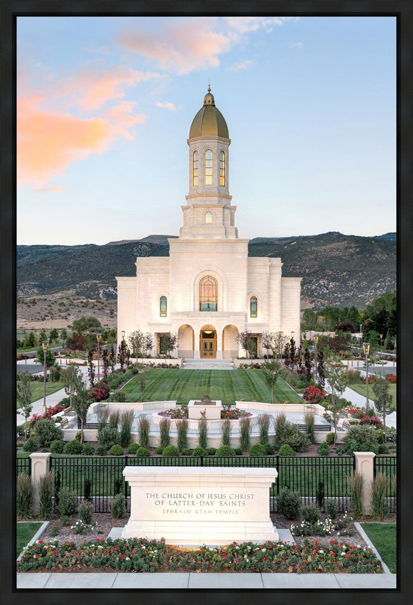 Ephraim Utah at Sunset