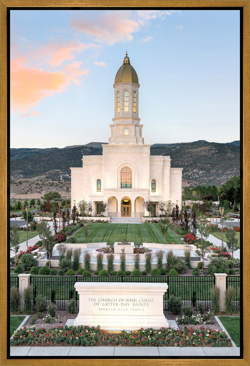 Ephraim Utah at Sunset