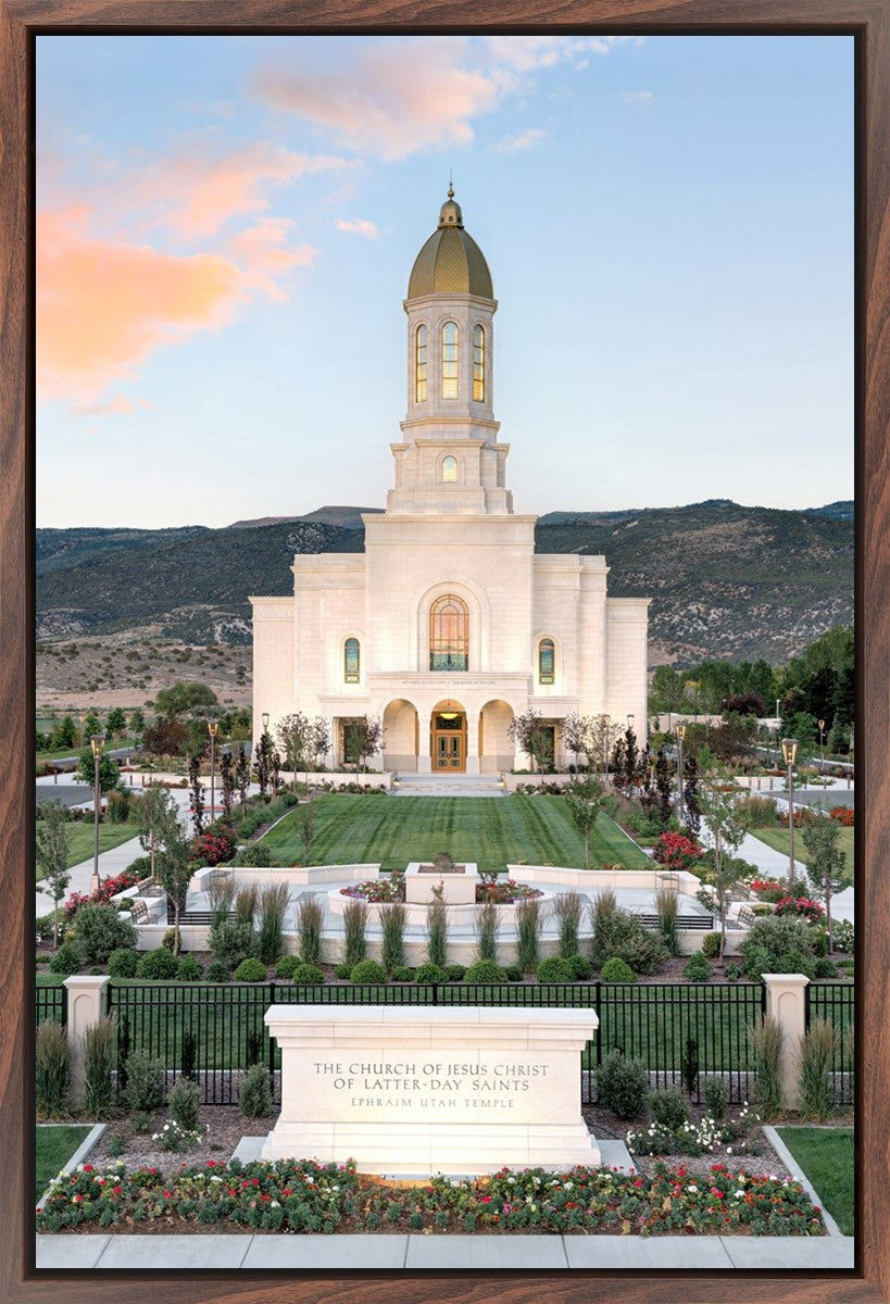 Ephraim Utah at Sunset