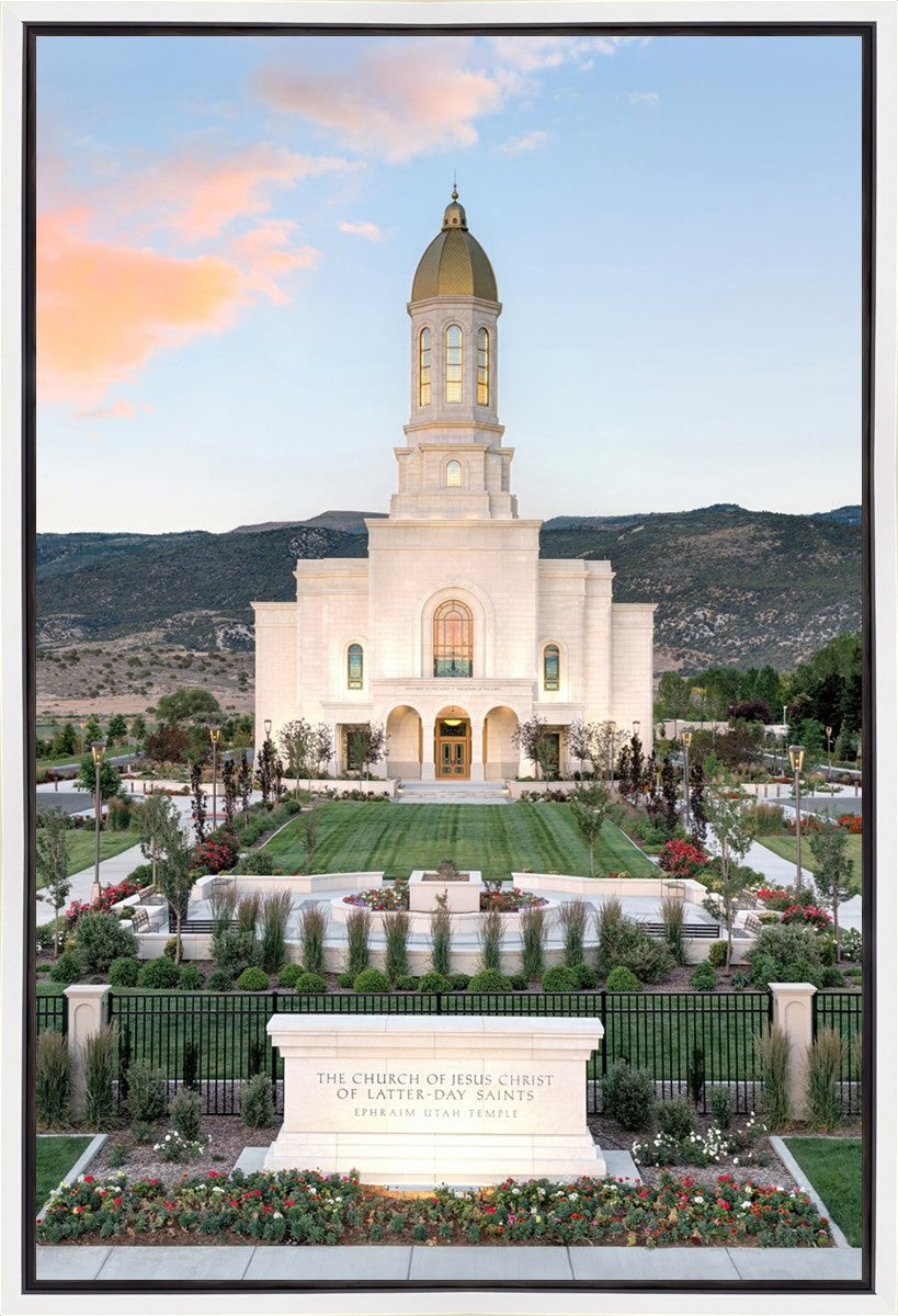 Ephraim Utah at Sunset