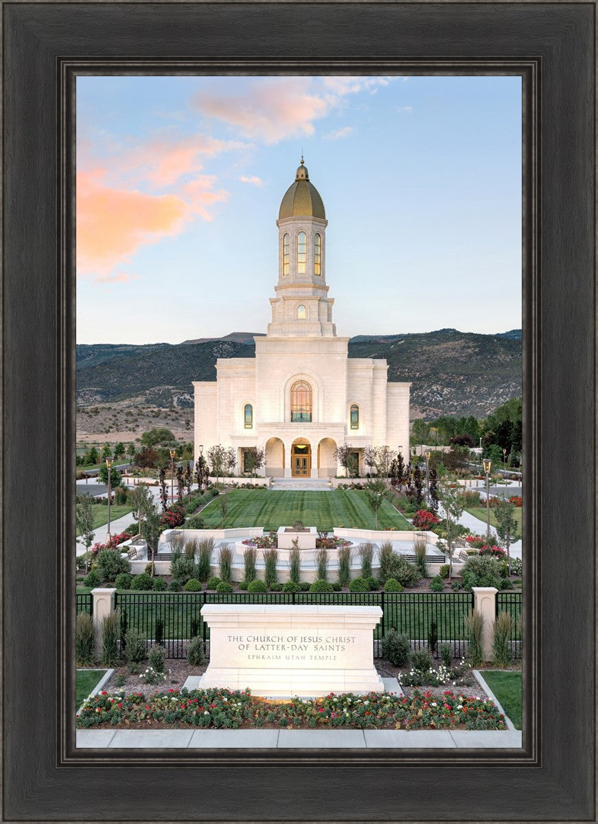 Ephraim Utah at Sunset