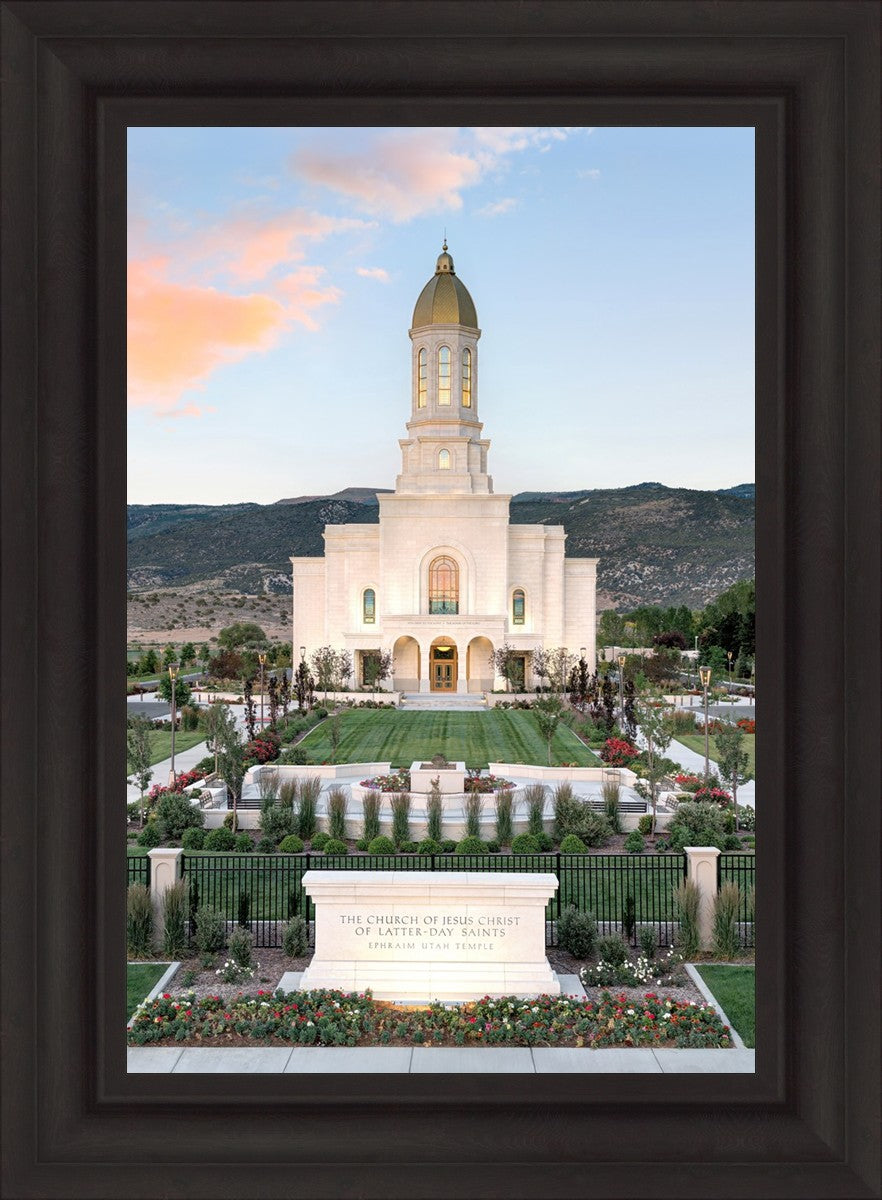 Ephraim Utah at Sunset