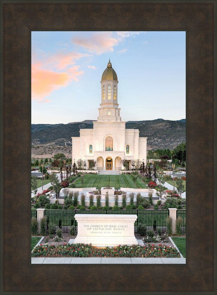Ephraim Utah at Sunset