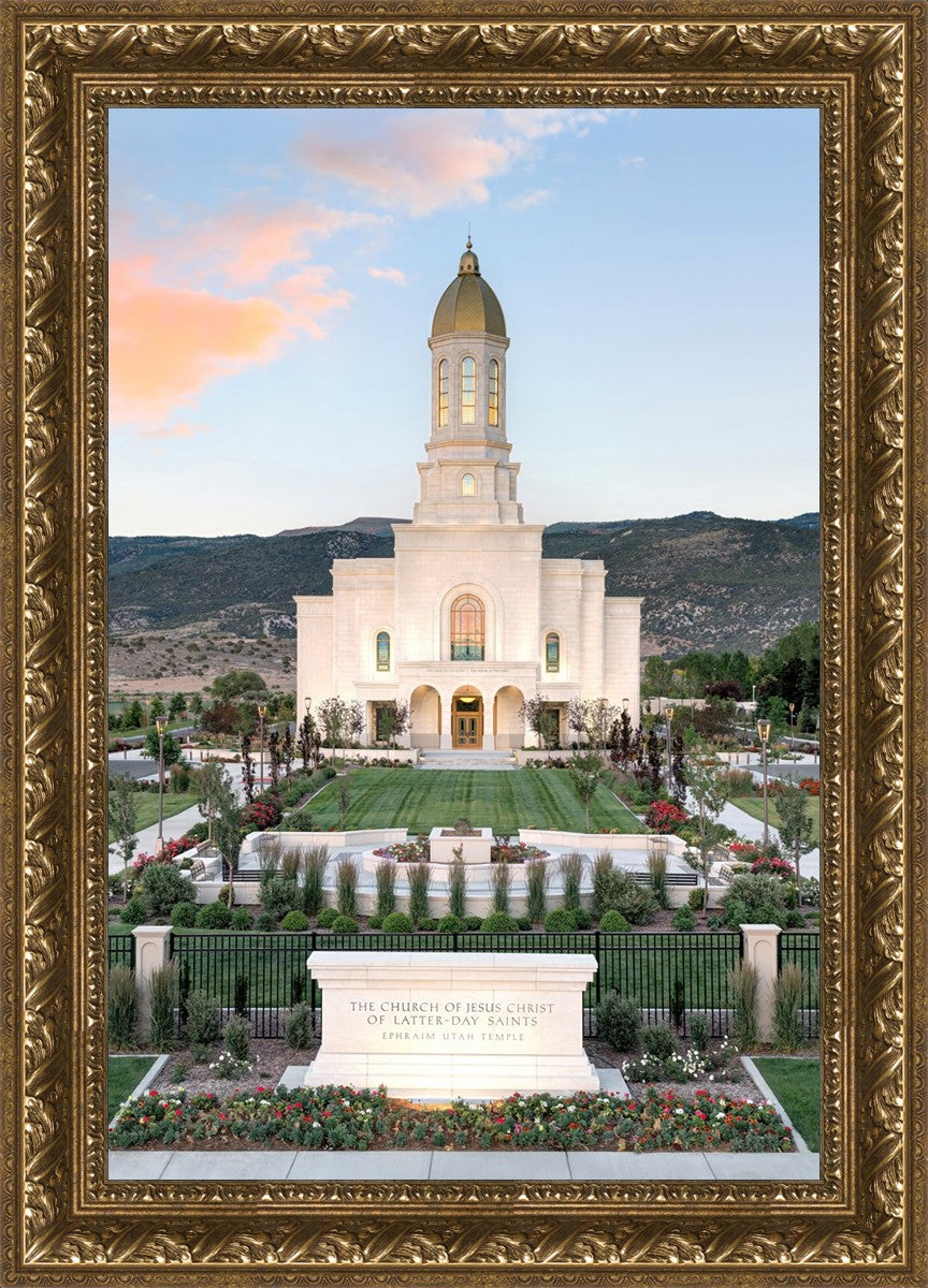 Ephraim Utah at Sunset