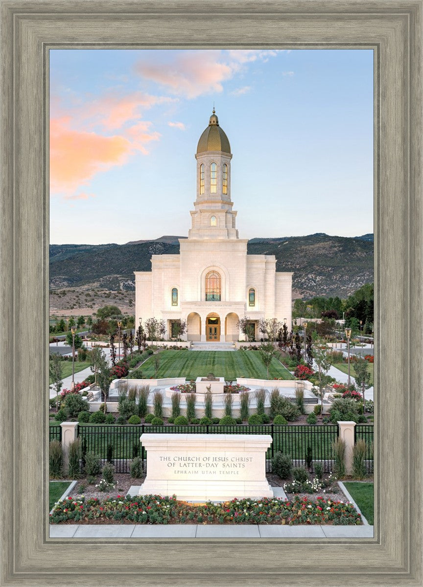 Ephraim Utah at Sunset