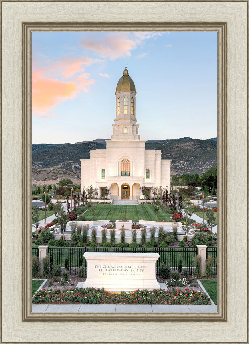 Ephraim Utah at Sunset