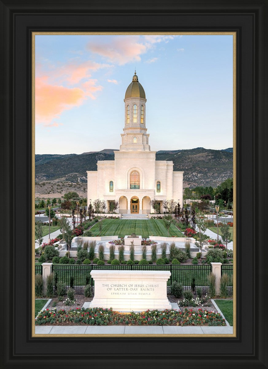Ephraim Utah at Sunset