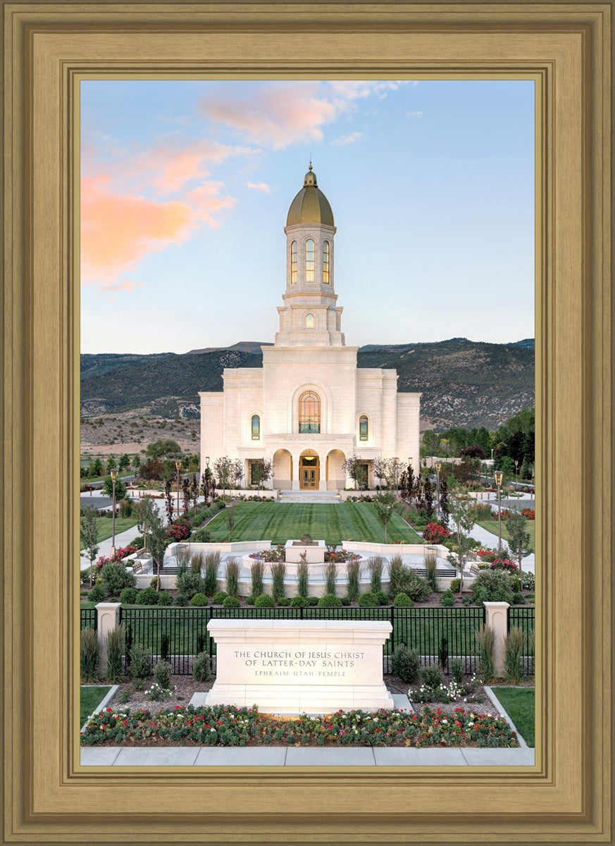 Ephraim Utah at Sunset