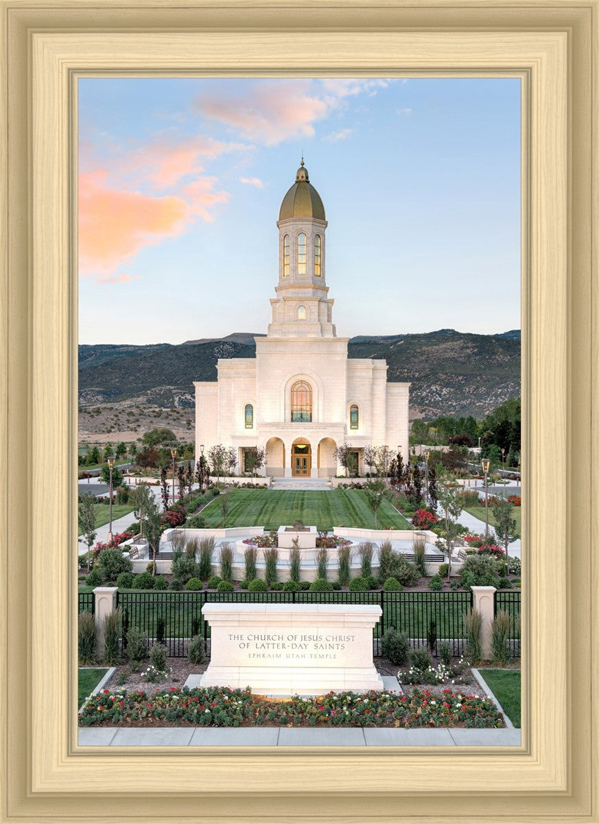 Ephraim Utah at Sunset