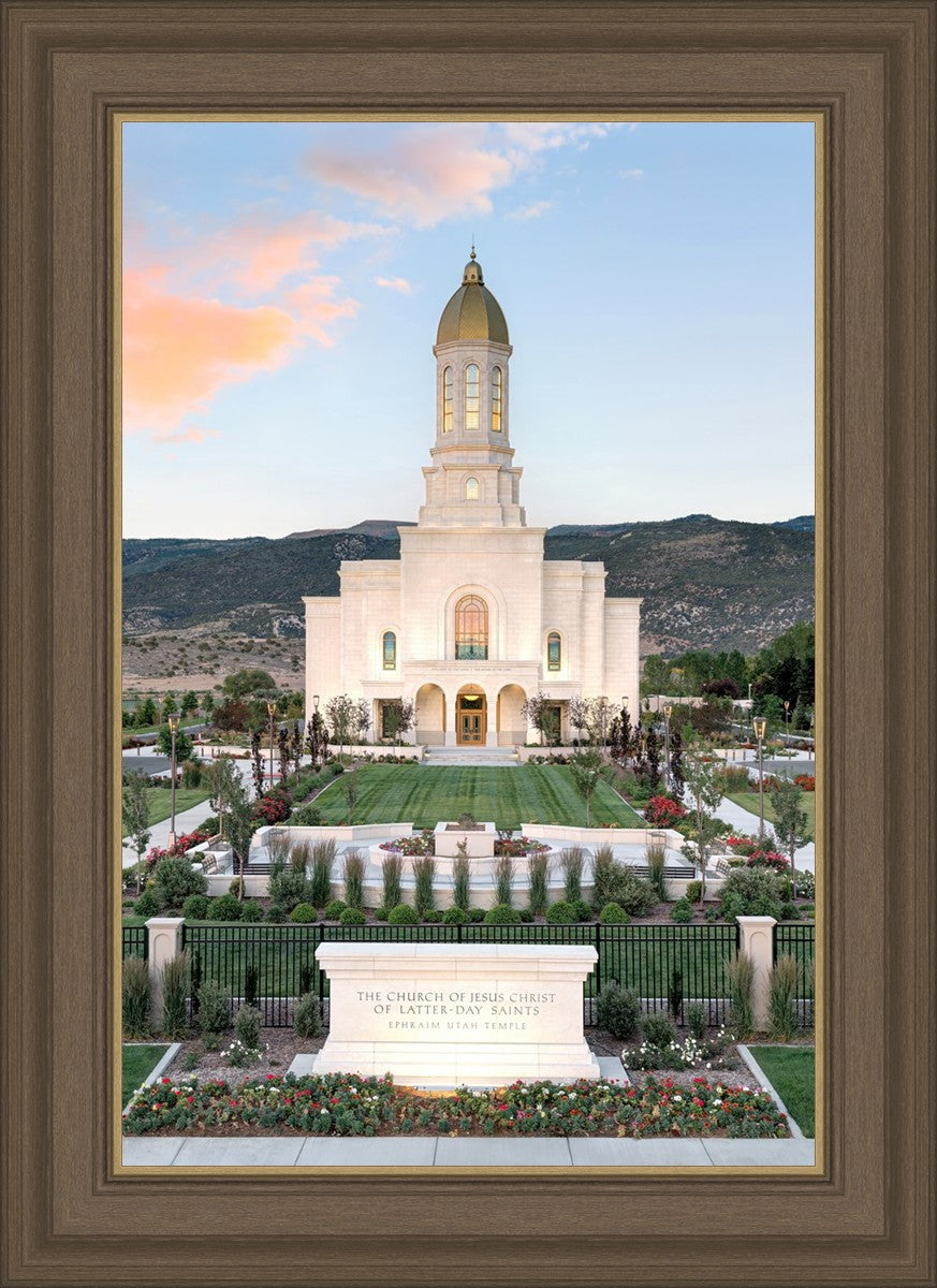Ephraim Utah at Sunset