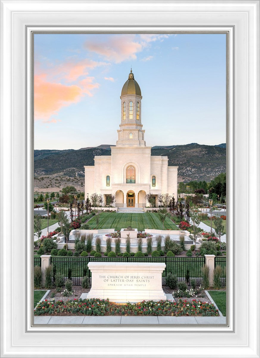 Ephraim Utah at Sunset