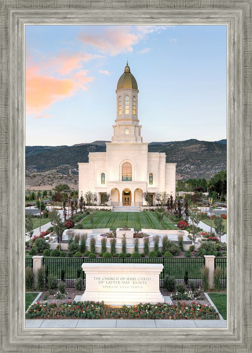 Ephraim Utah at Sunset