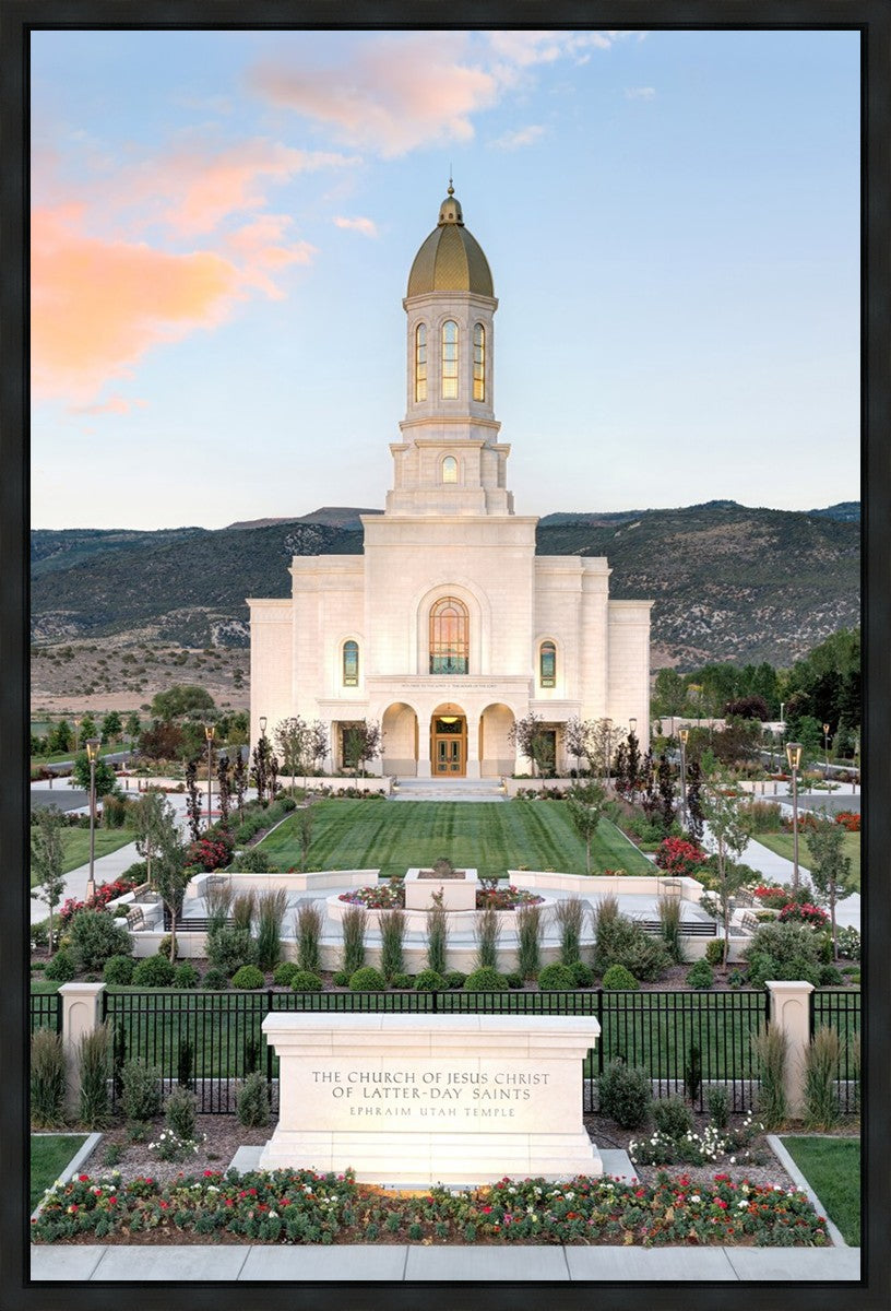 Ephraim Utah at Sunset