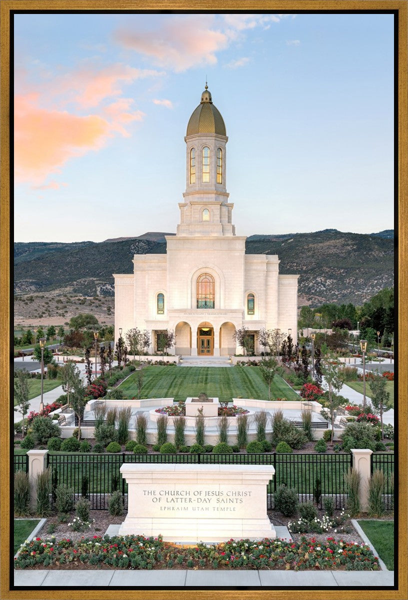 Ephraim Utah at Sunset