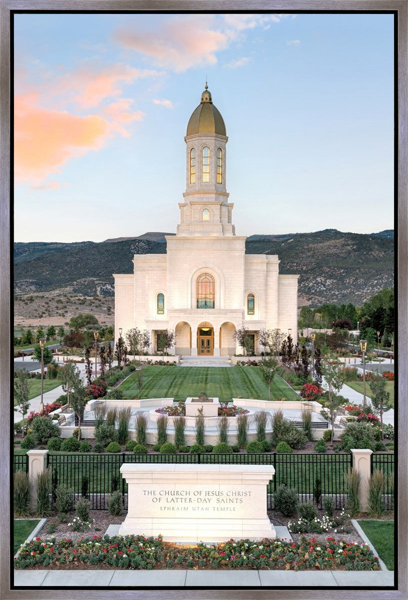 Ephraim Utah at Sunset