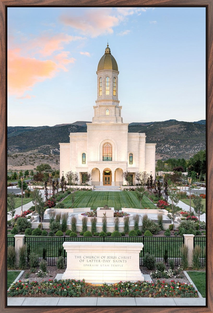 Ephraim Utah at Sunset