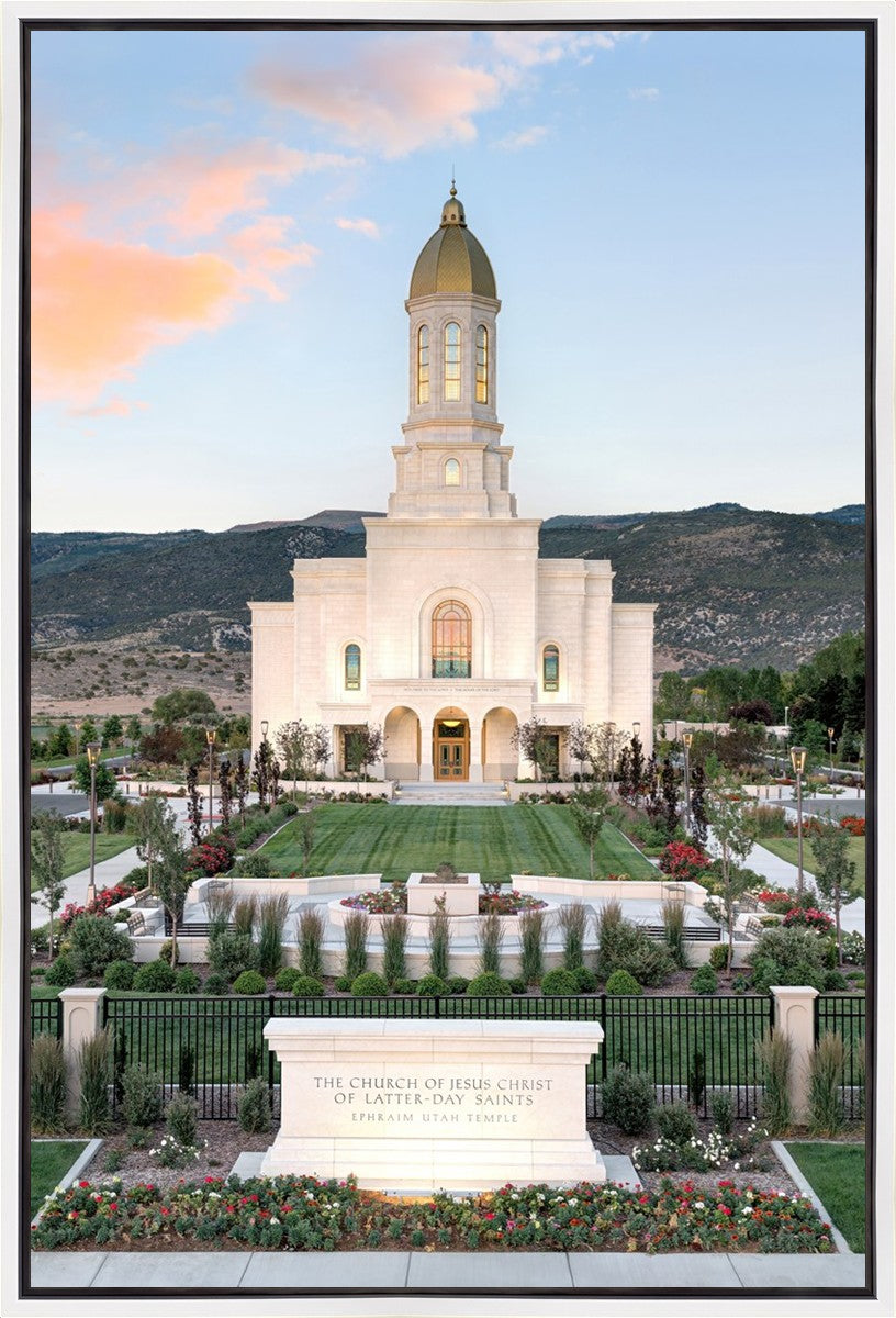 Ephraim Utah at Sunset