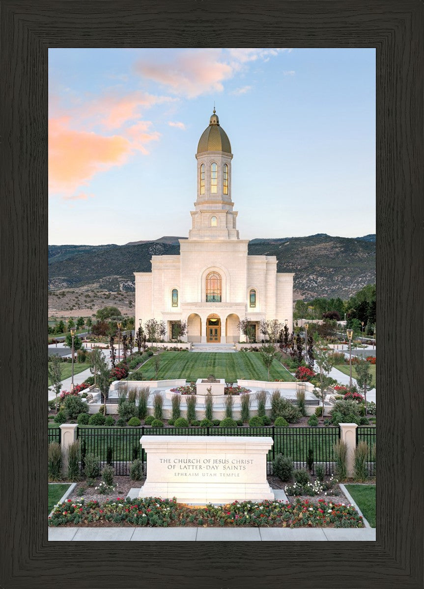 Ephraim Utah at Sunset