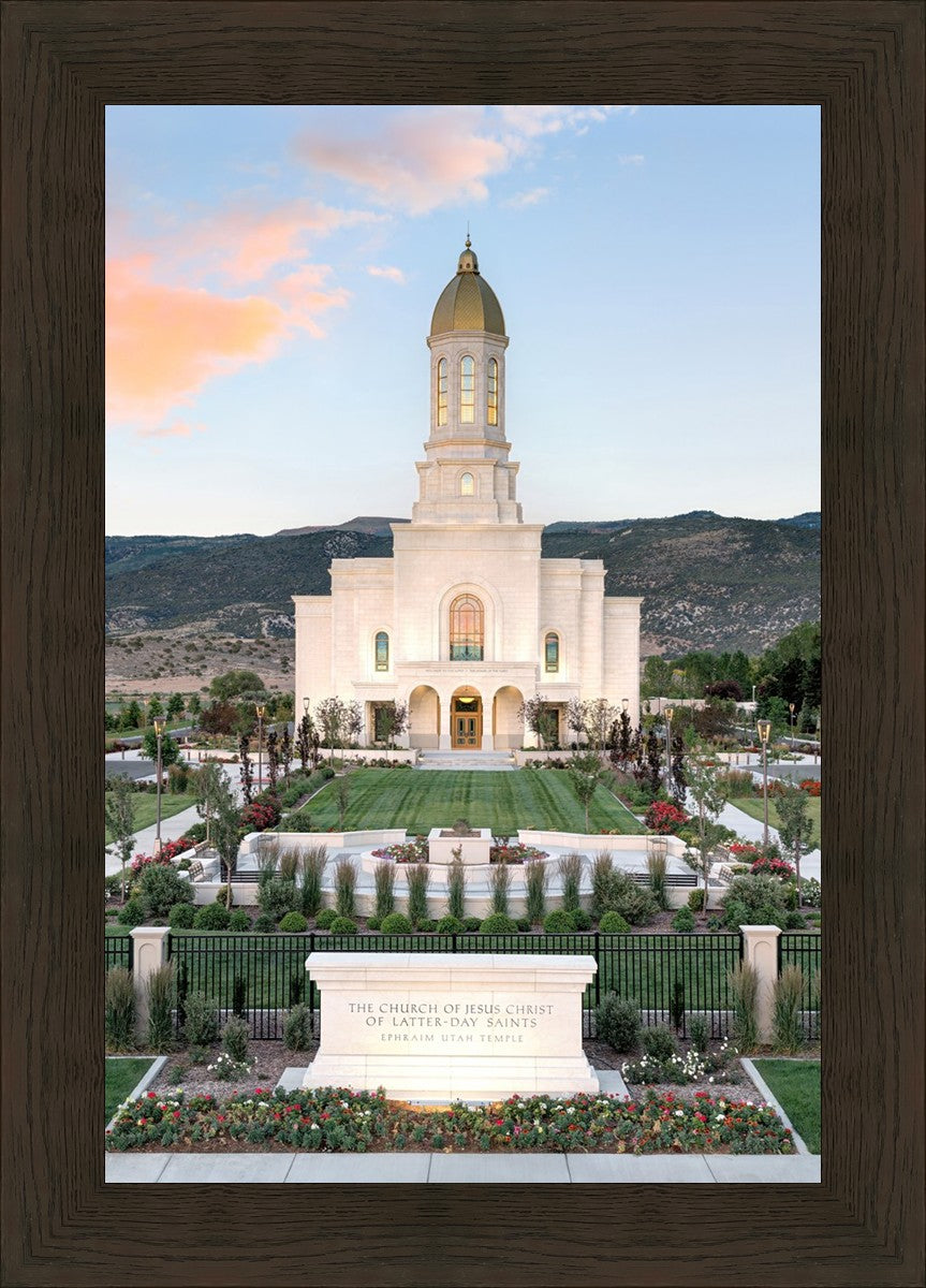 Ephraim Utah at Sunset