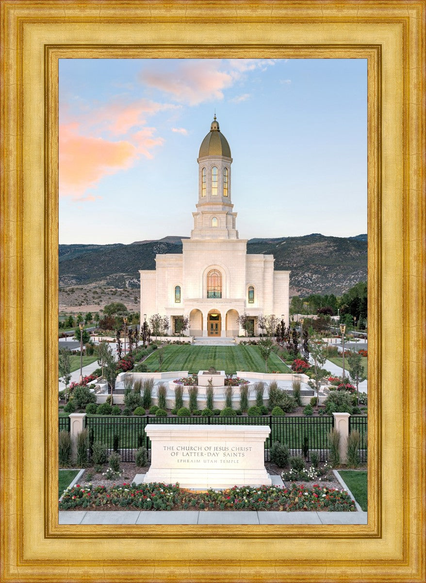 Ephraim Utah at Sunset