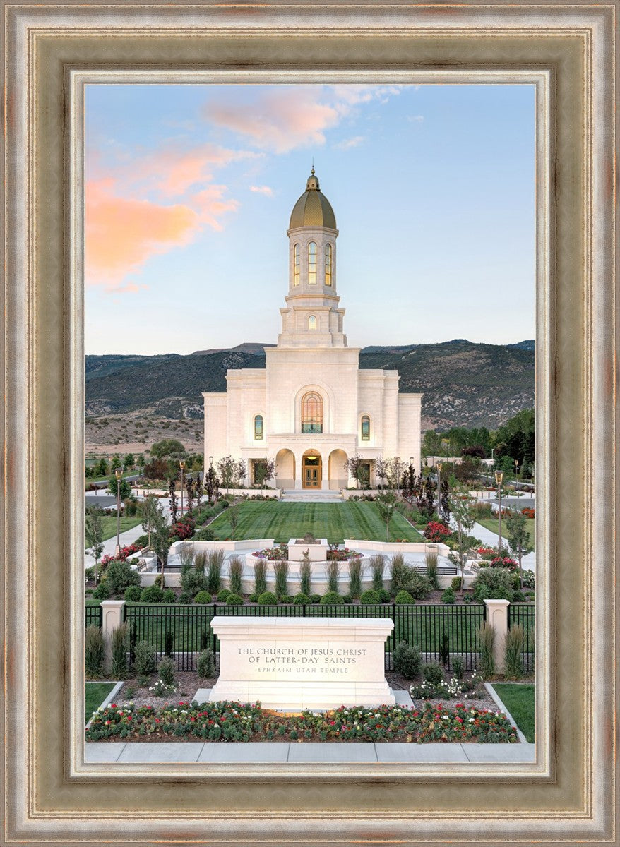 Ephraim Utah at Sunset