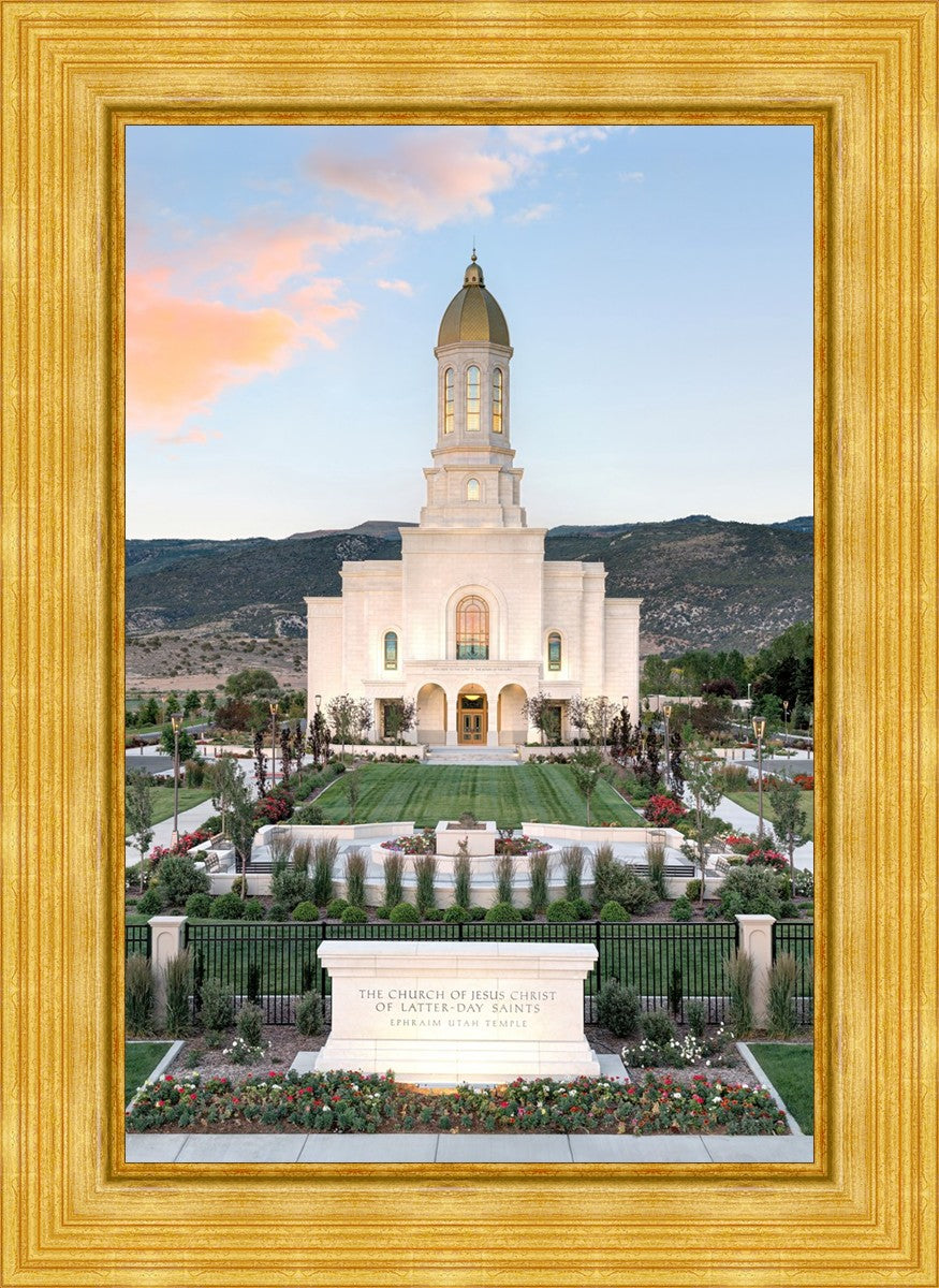 Ephraim Utah at Sunset